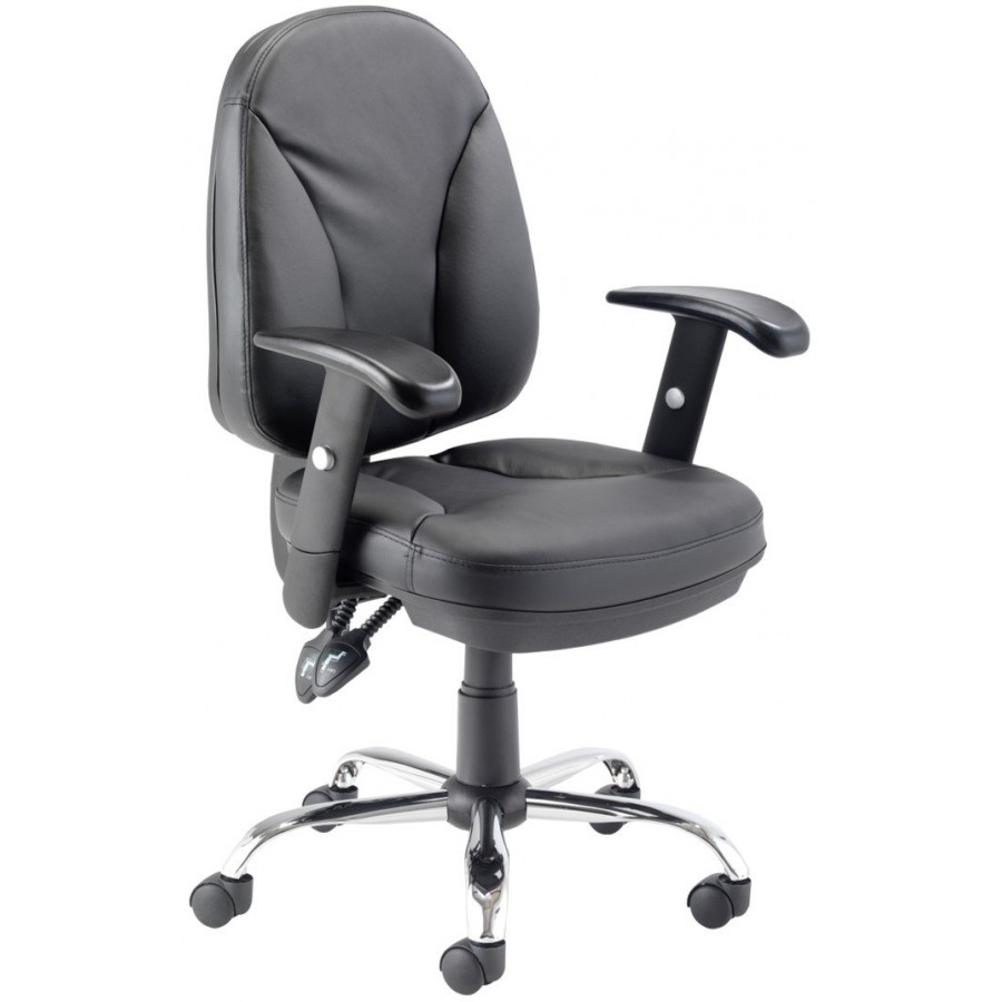 Puma Leather Operator Office Chair  